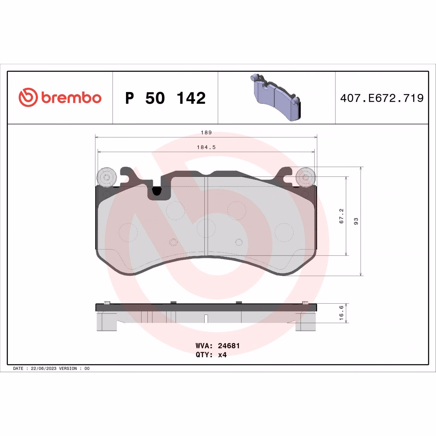 What are the features of Brembo brake pads?