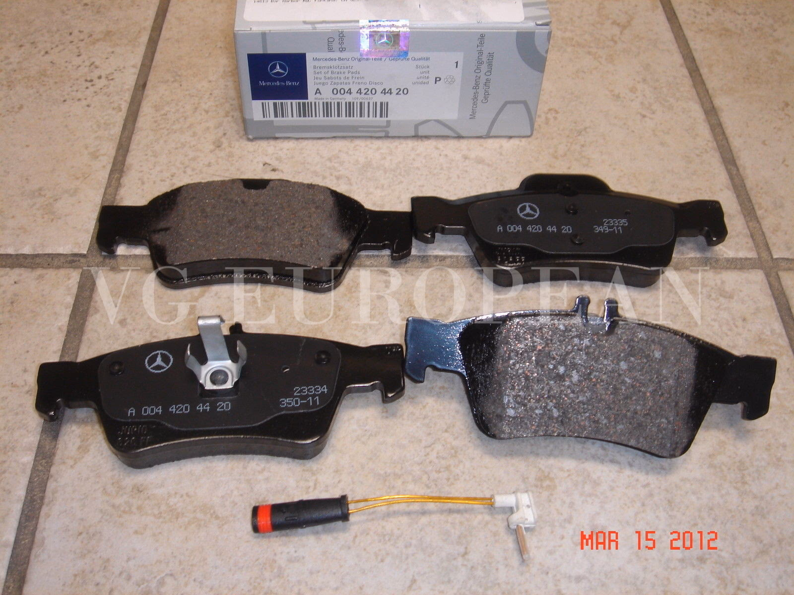 Do Mercedes-Benz CLS brake pads wear down?