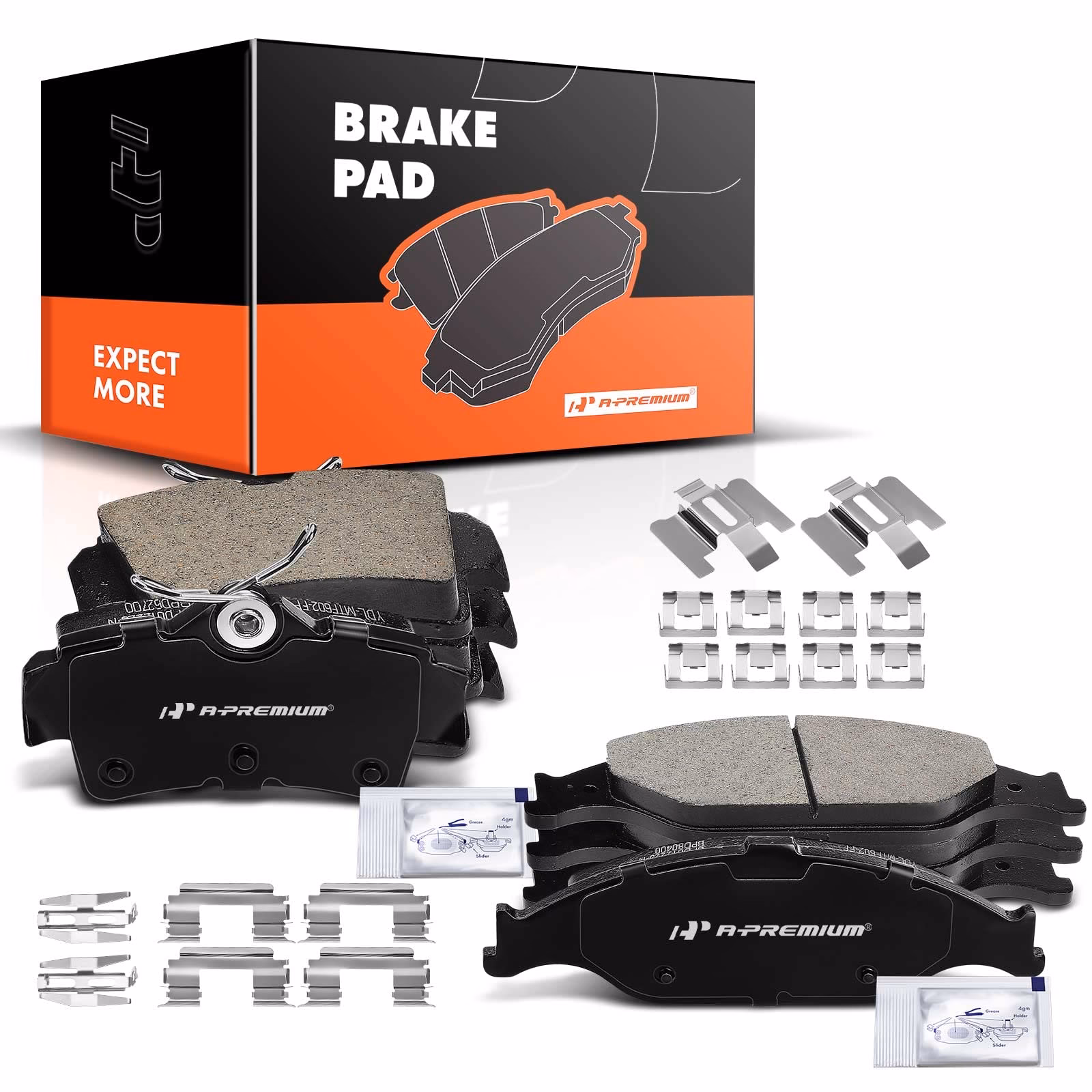 How do brake pads work on a Mustang?