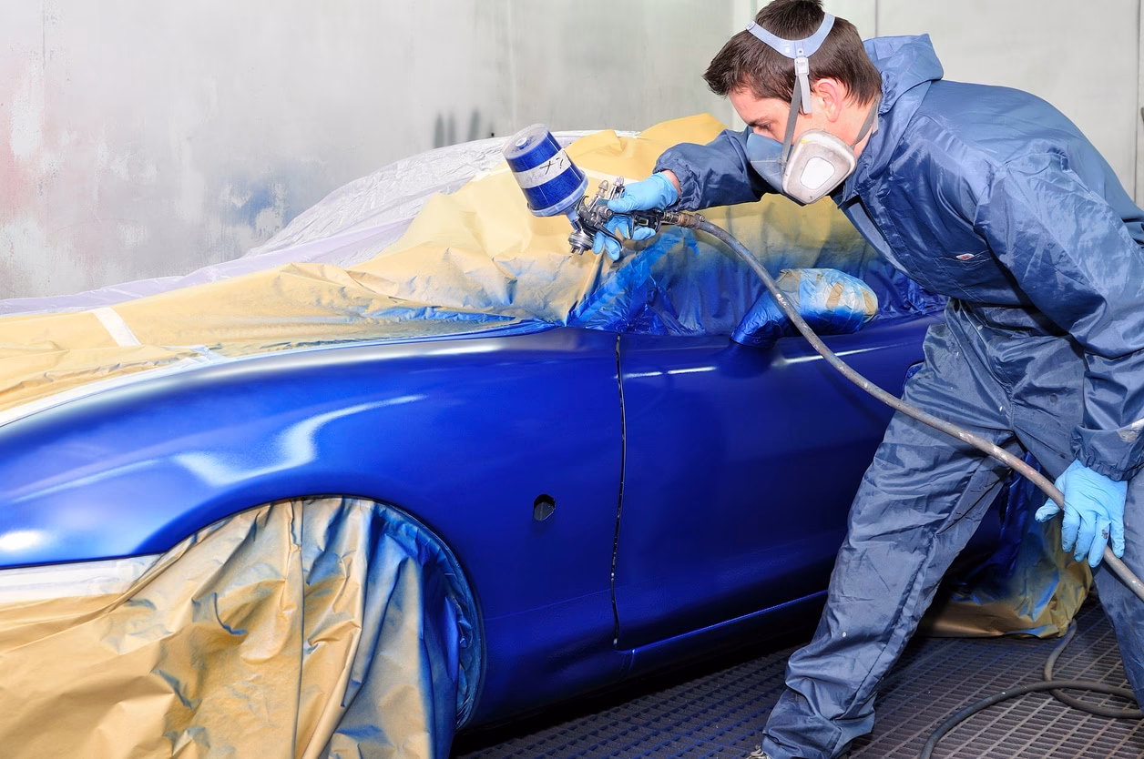 Can painters do a respray for a car?