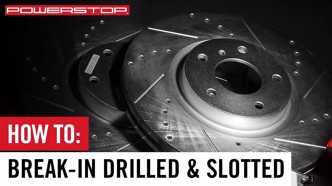 How do you break in a brake rotor?