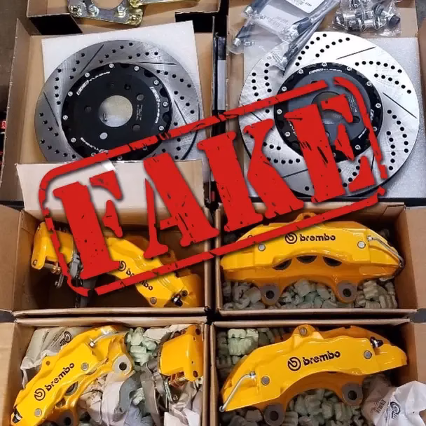 Are Brembo calipers fake?