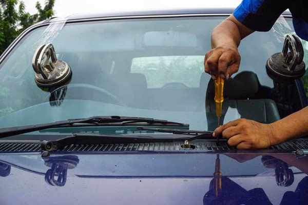 What happens if my car window glass is broken?