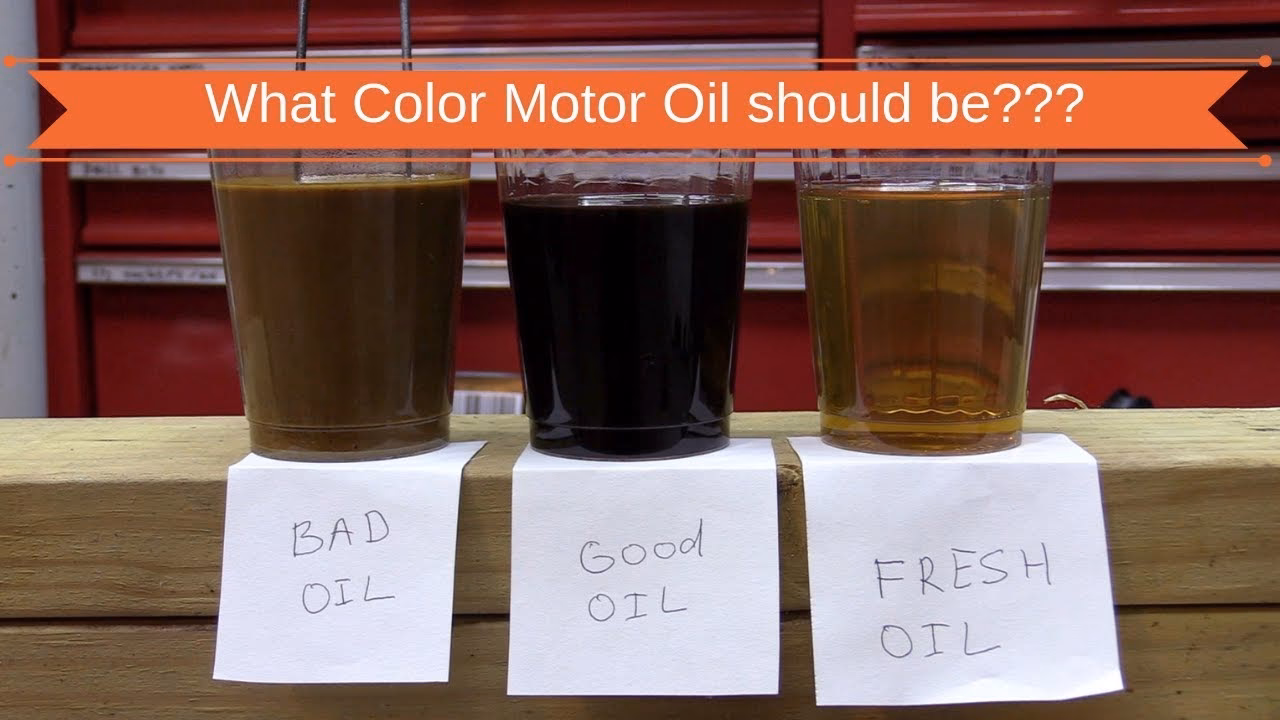 What does milky brown oil mean?