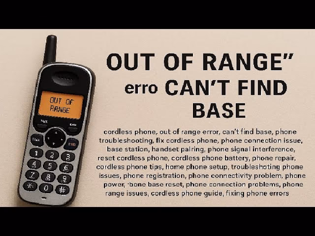 Why does my BT cordless phone have no dial tone?