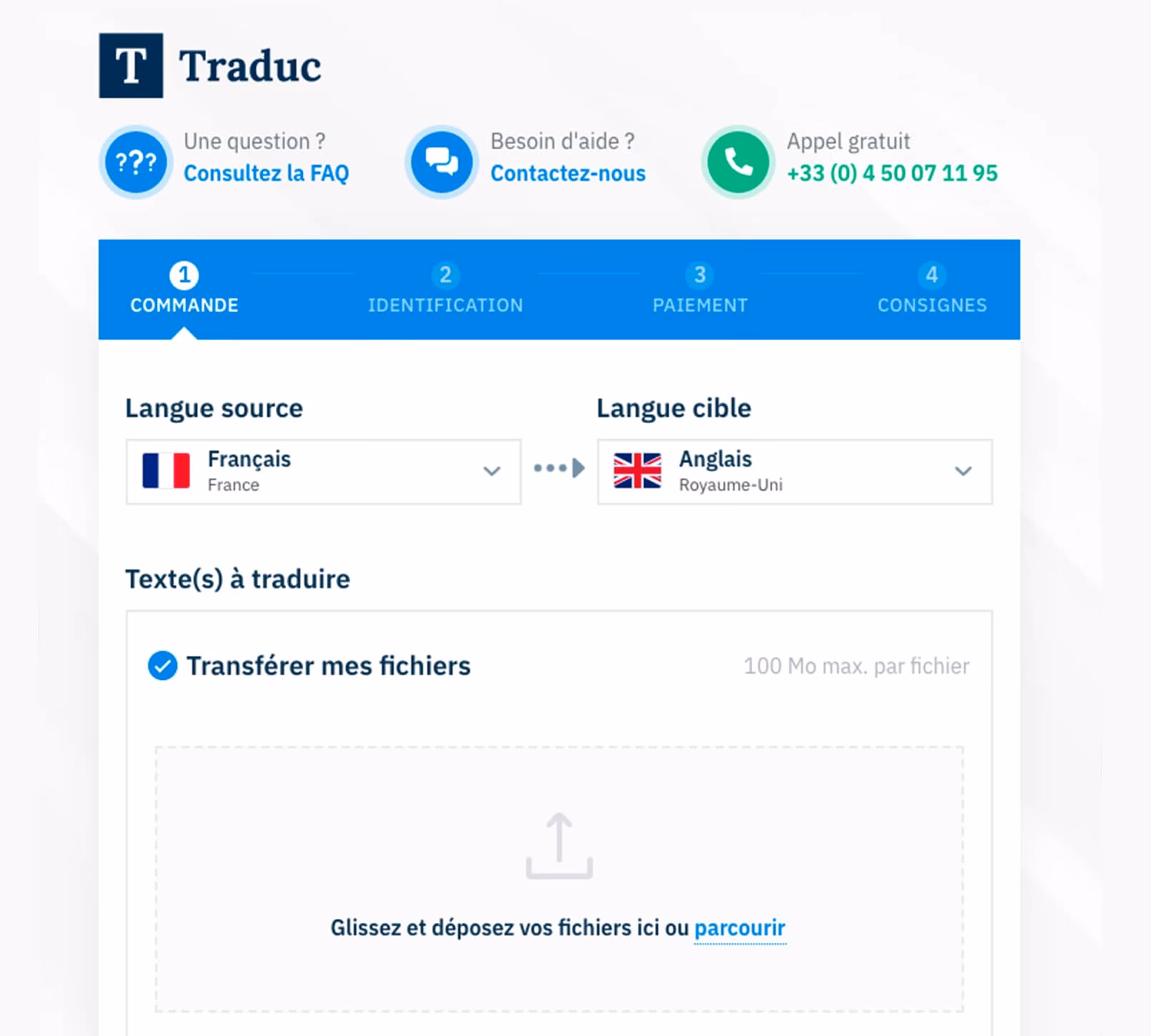 Quel est le budget des traductions ?