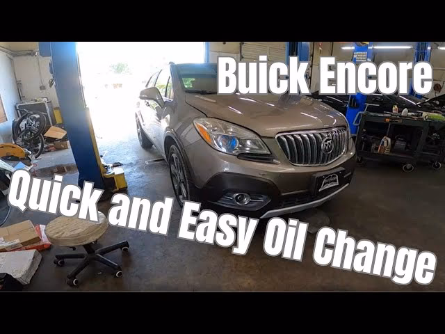 How to fill up oil in a Buick Encore GX 2020?