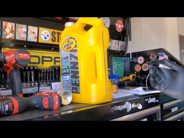 How to change oil in 2014 Buick Encore 1.4L 4 cylinder turbo?