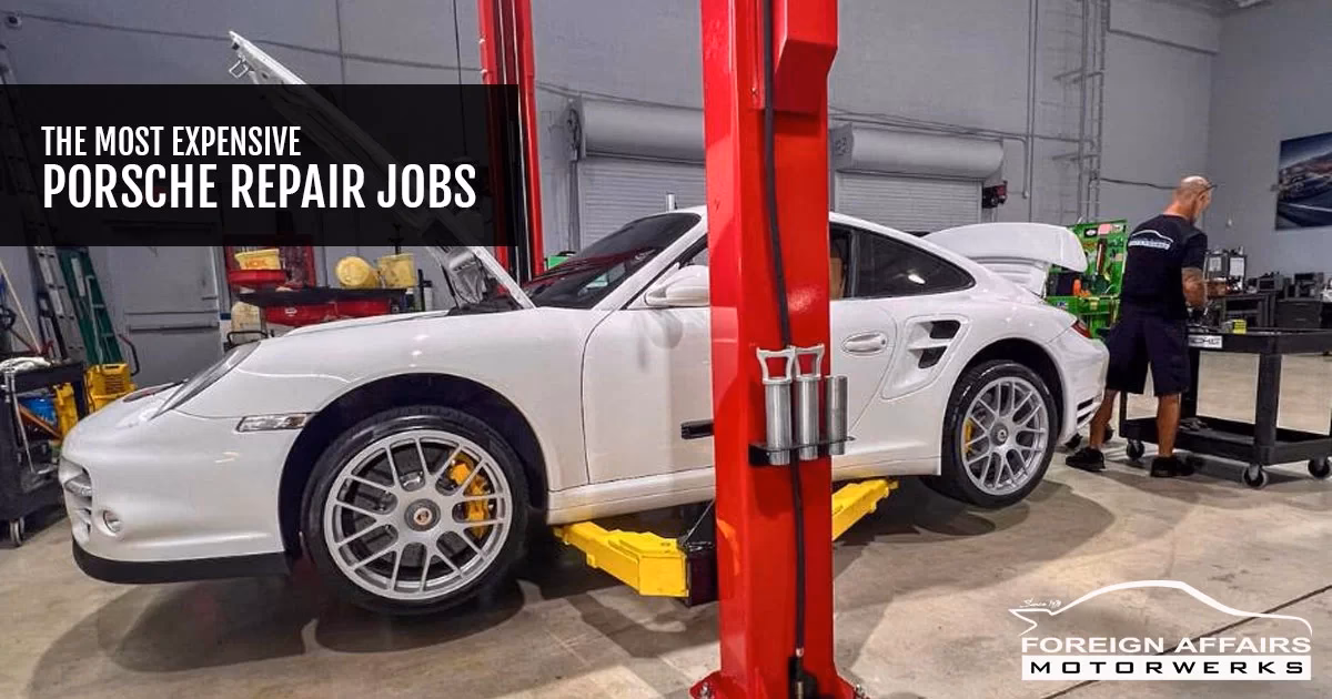 How much does a Porsche parts cost?