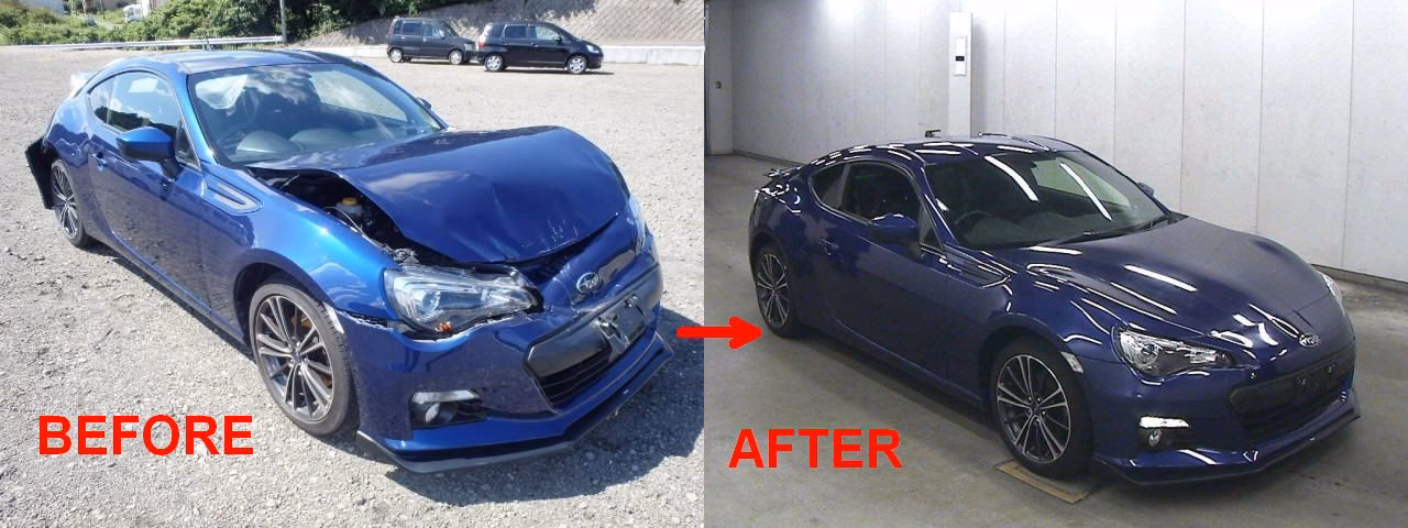What to do with damaged cars from Japan?