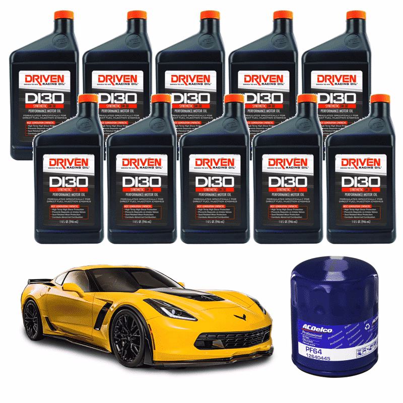 How do you add oil to a Corvette engine?