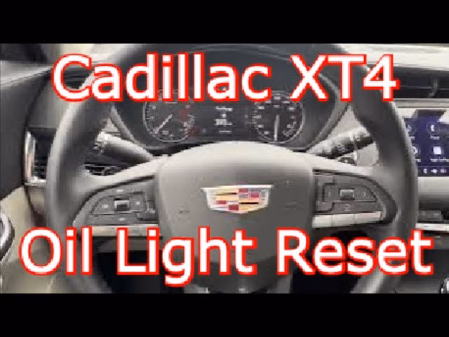 How to change engine oil in 2019 Cadillac XT4 sport?