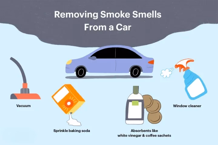 How to remove smoke smells from a car?