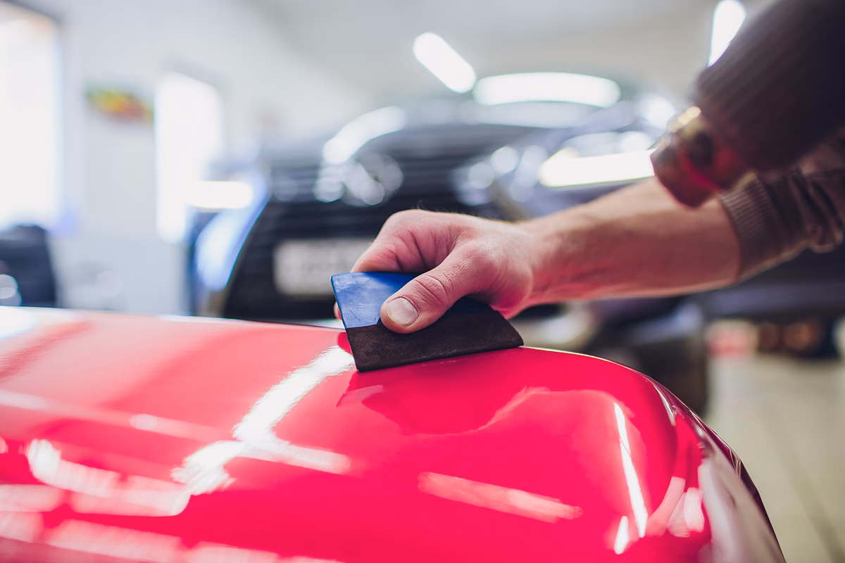 What should I do if my car is wrapped?