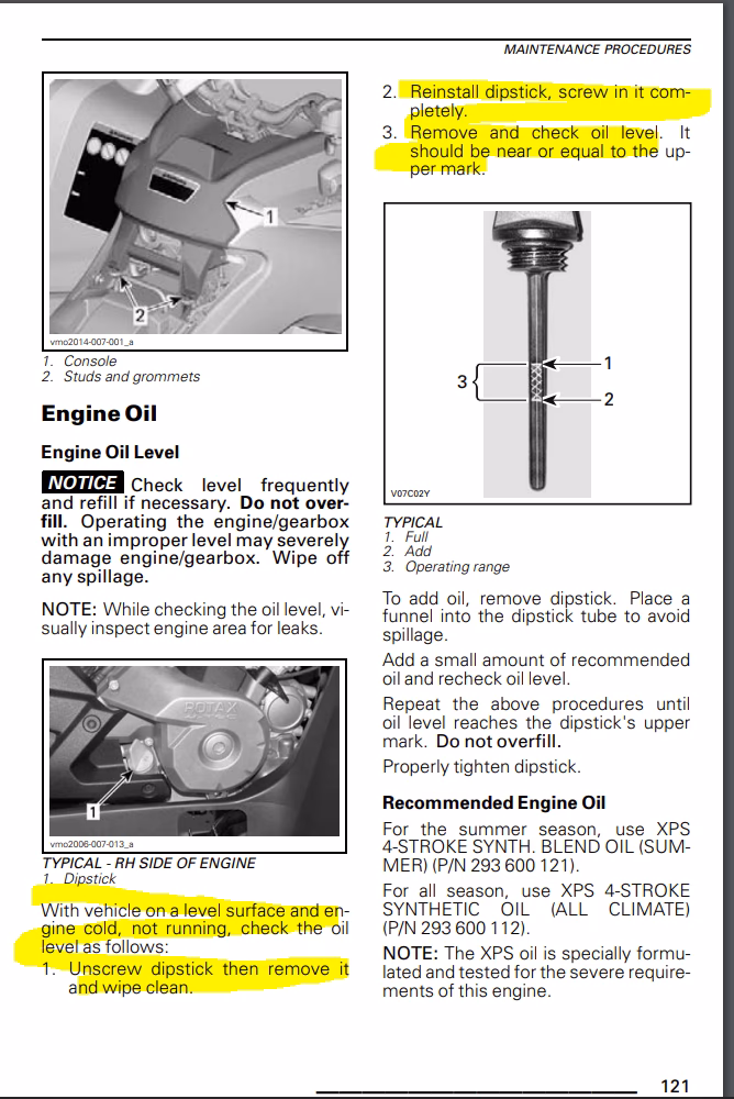 How often should I change the oil in my Can-Am?