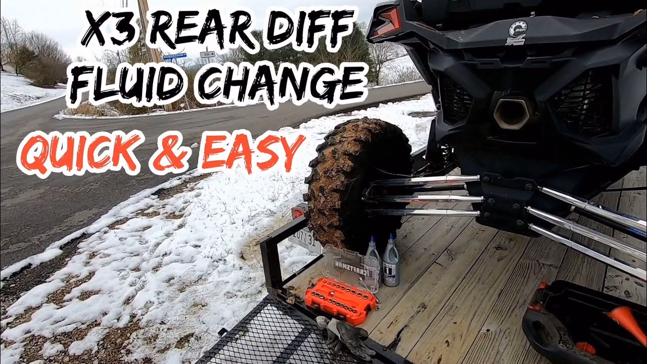 How do you change XPS differential oil in a car?