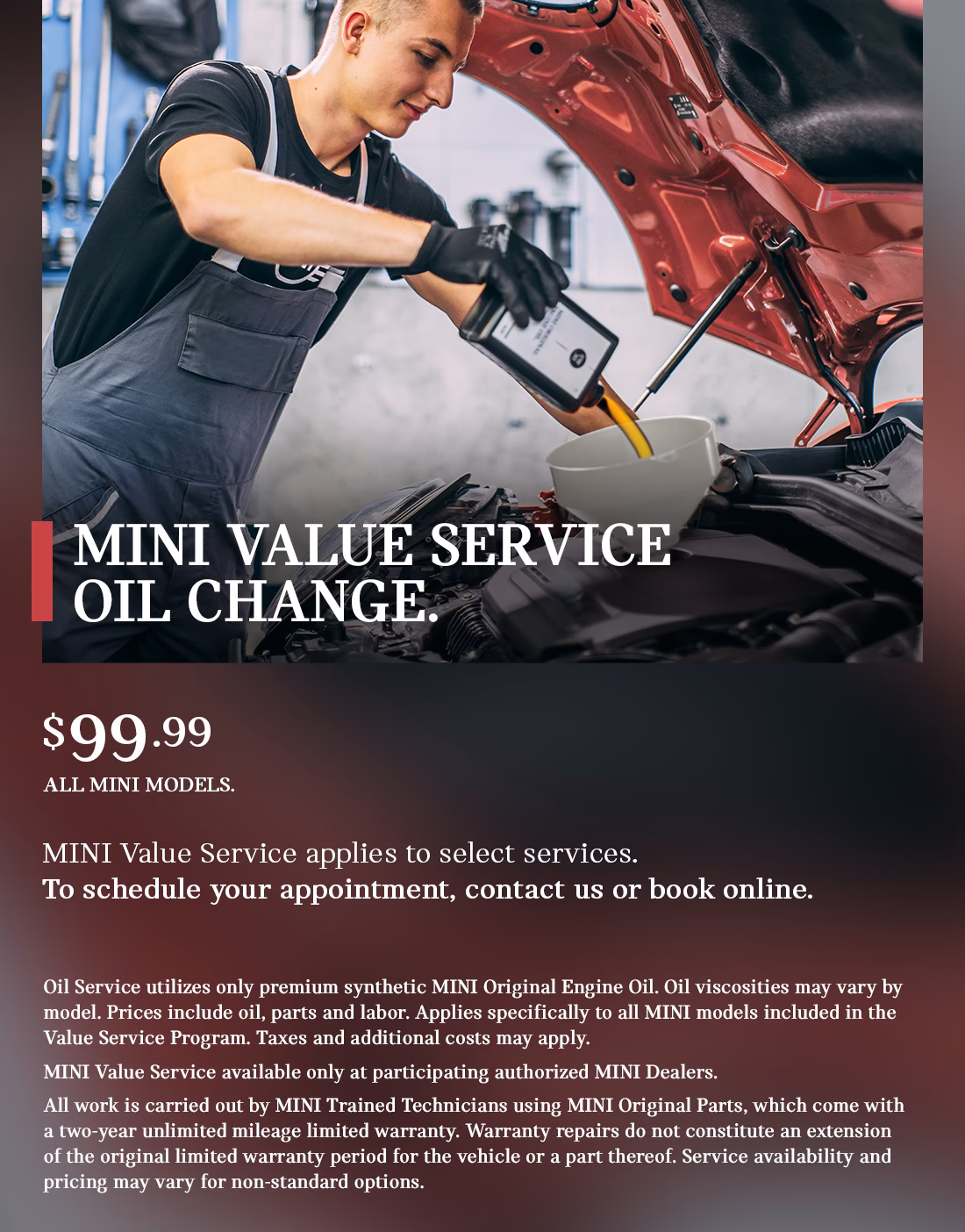 Can I do my own oil change without affecting my warranty?