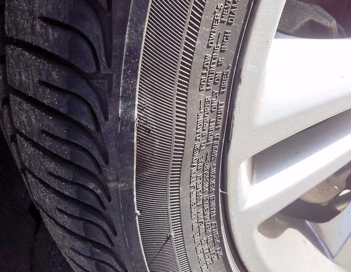 Can you fix a tire with a sidewall bulge?