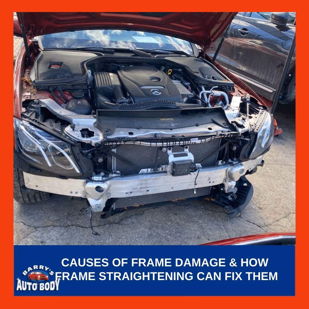 How to repair a broken car frame?