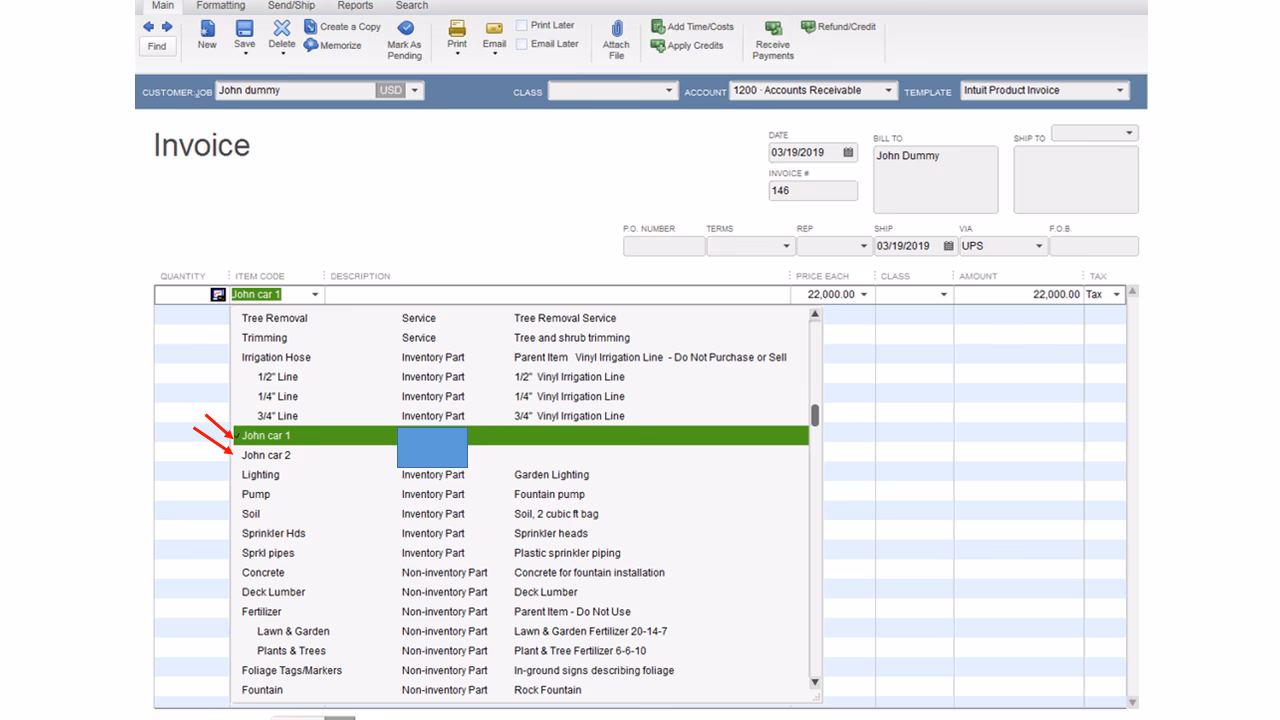 How do I create a repair & maintenance account in QBO?