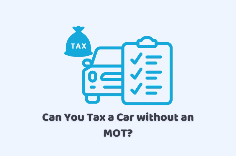 Can I drive to and from MOT test without tax disc?