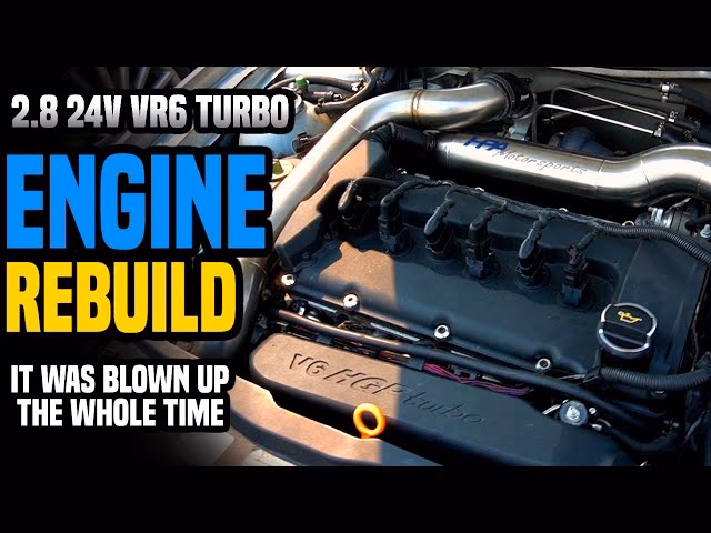 How do you clean a VR6 motor?