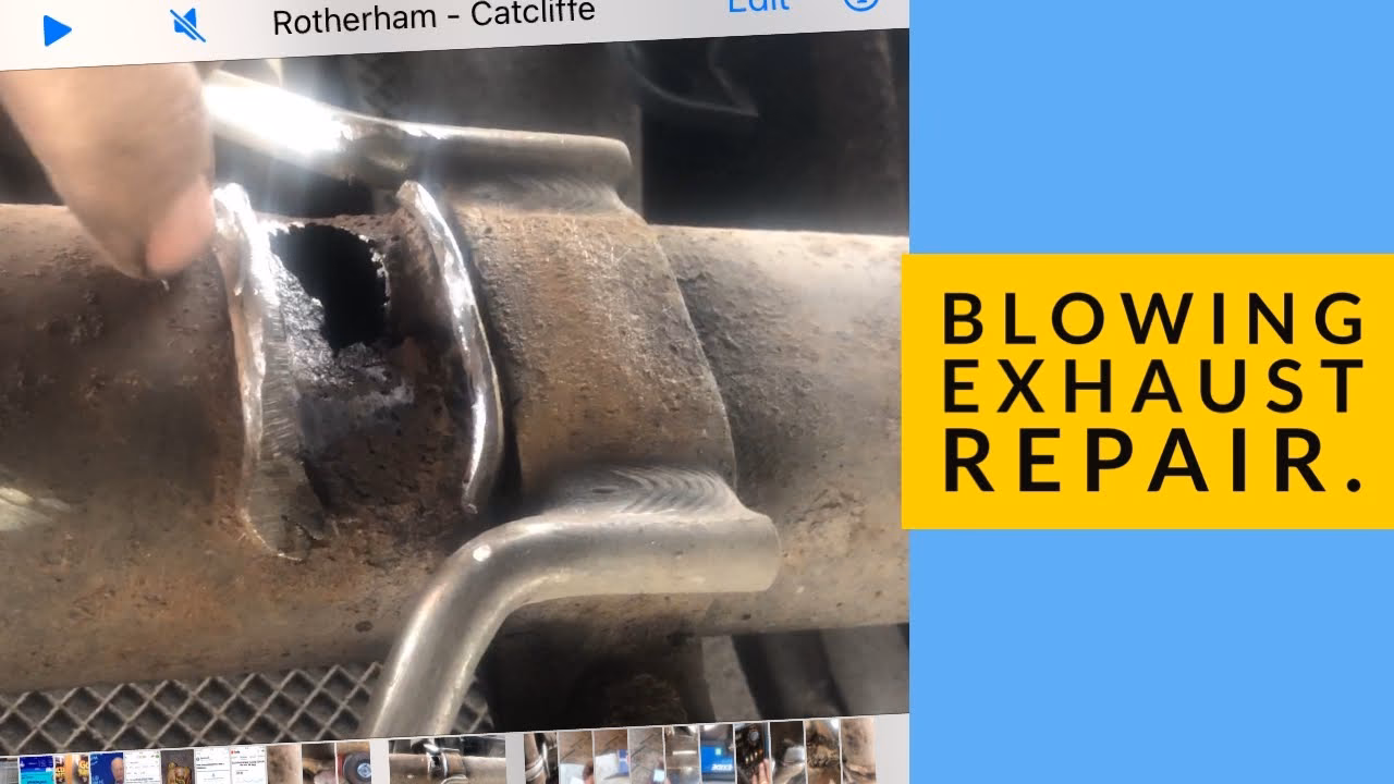 Can you fix a broken exhaust at home?