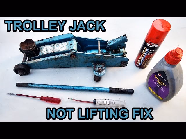 Can a hydraulic jack access the underside of a car?