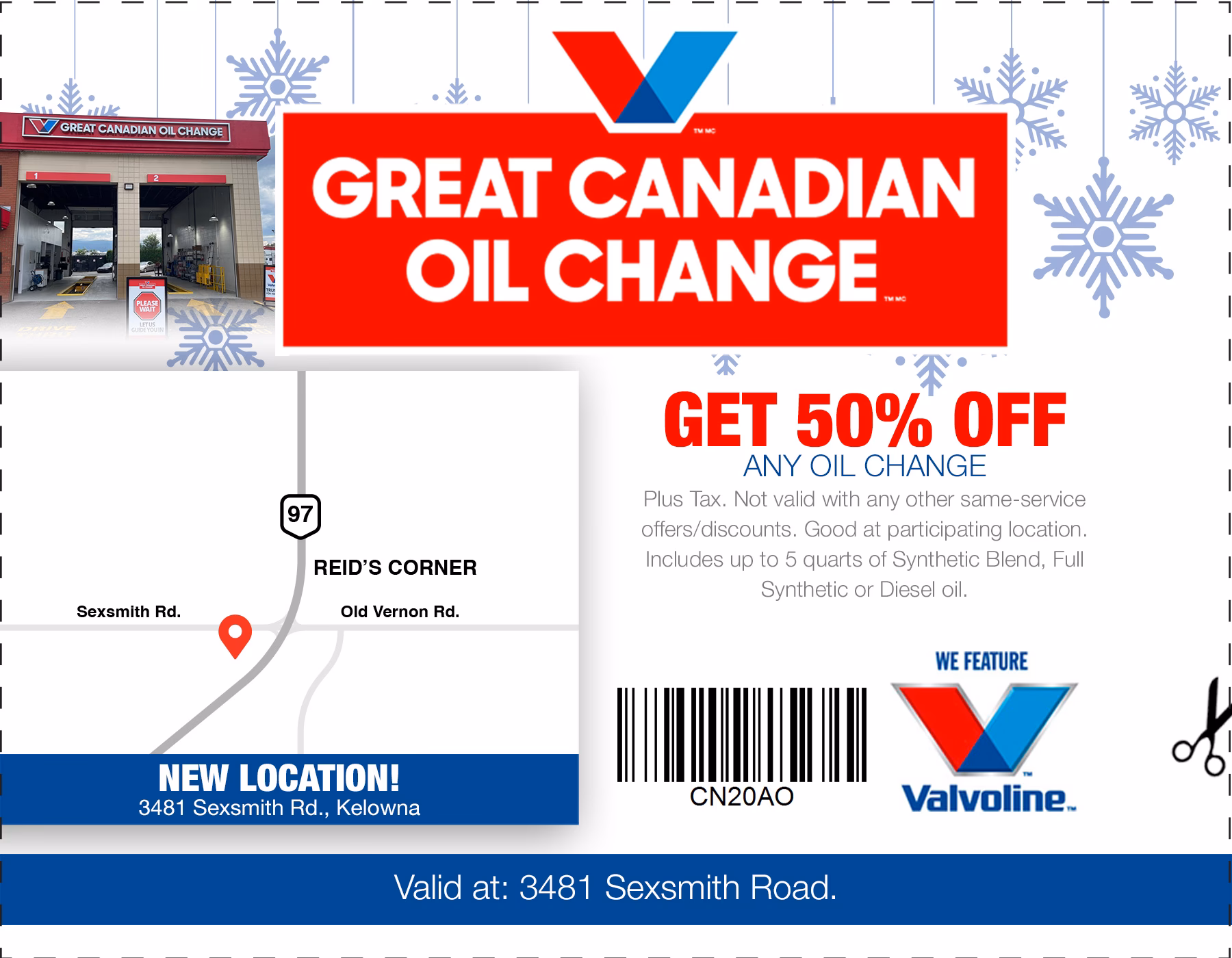 Where can I get an oil change in Canada?