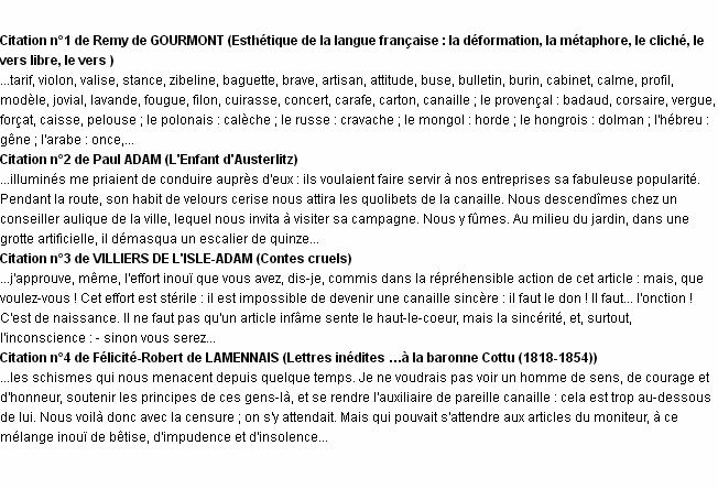 Quelle est la pire canaille de ces dernières années ?