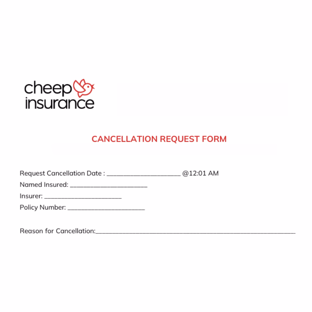 How do I cancel my insurance policy?