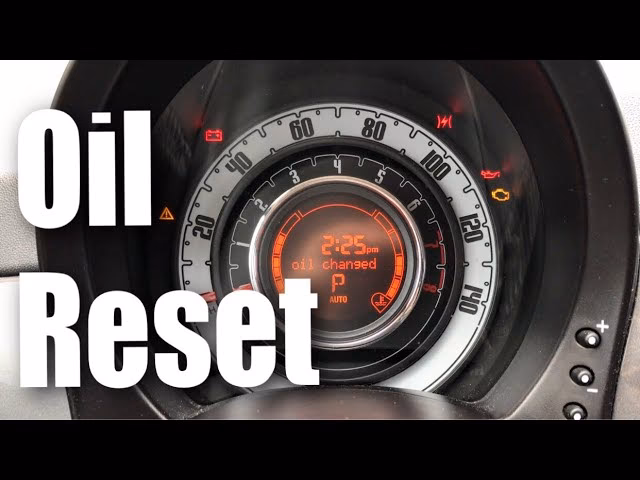 How to reset service interval on Fiat 500?