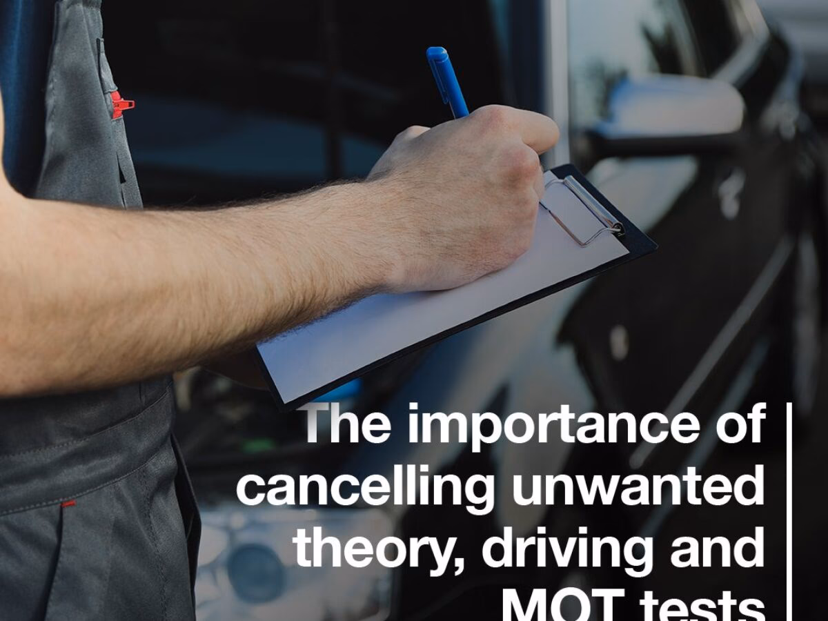 When should I cancel my Mot appointment?
