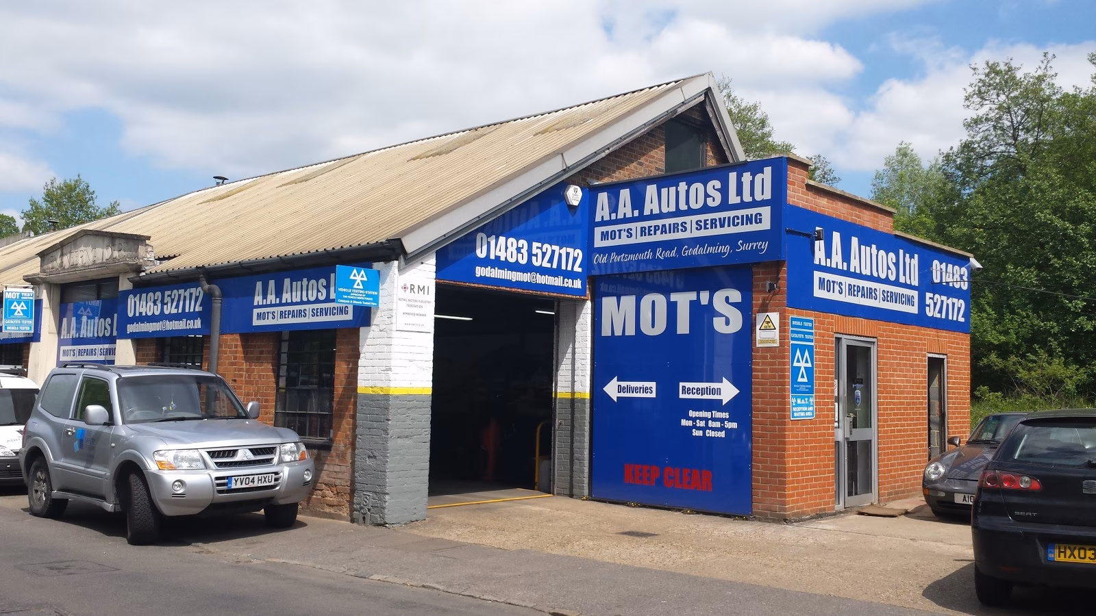 Who are The Rickyard garages in Godalming?