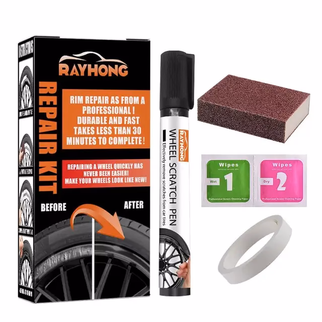 What products are included in a wheel repair kit?