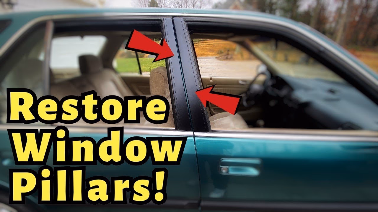 Where is the B pillar on a car?