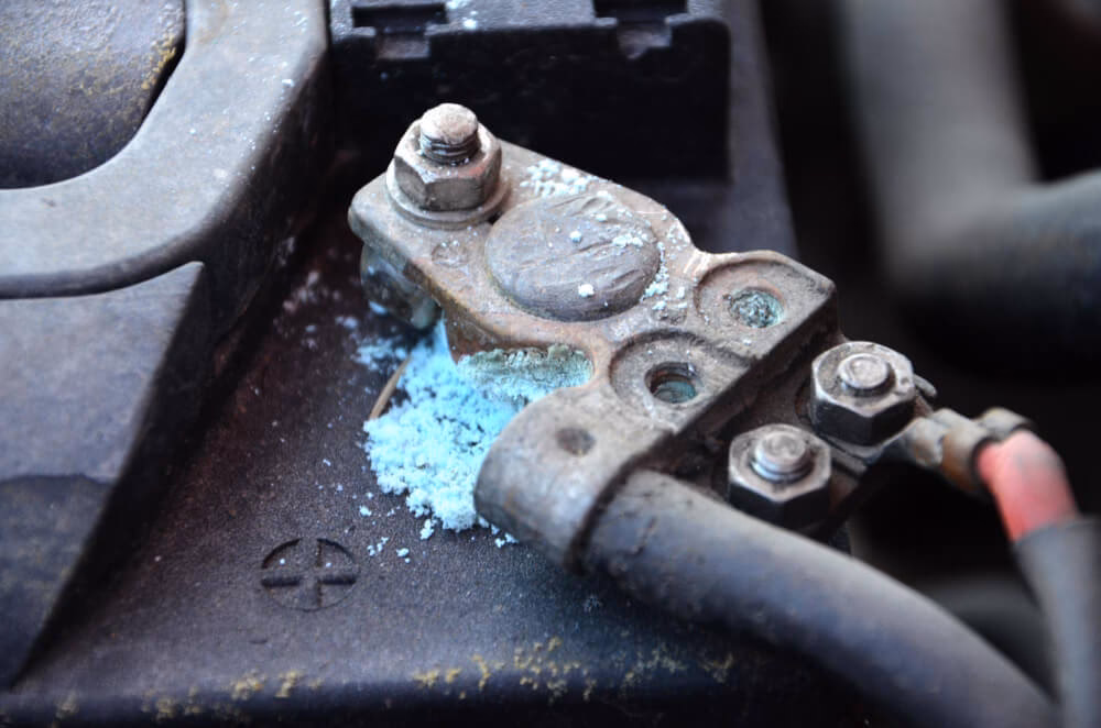 Can bad battery terminals cause starting problems?