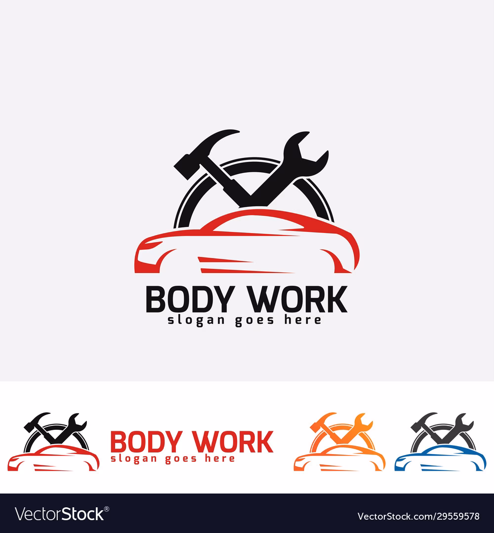 How many auto body repair logo illustrations & vectors are available?