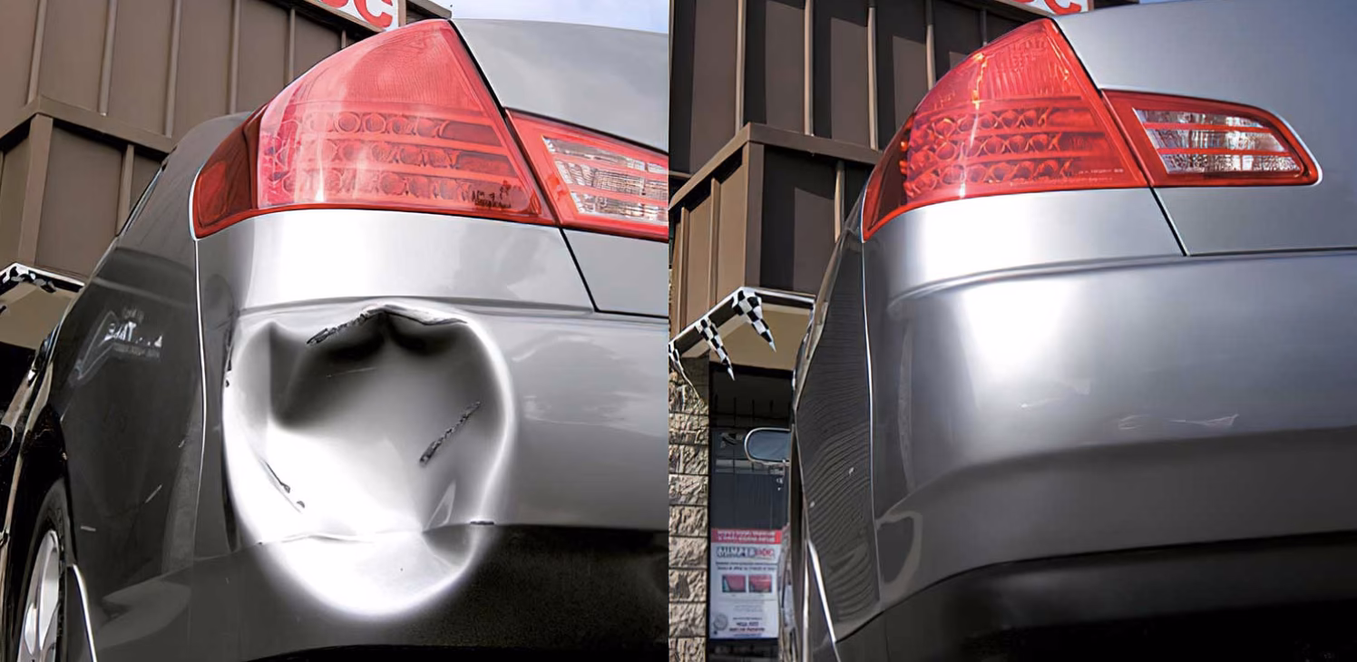 Can a mobile car bumper scuff be repaired?