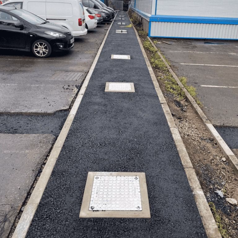 What makes EV blocks different from cast-in-place concrete?