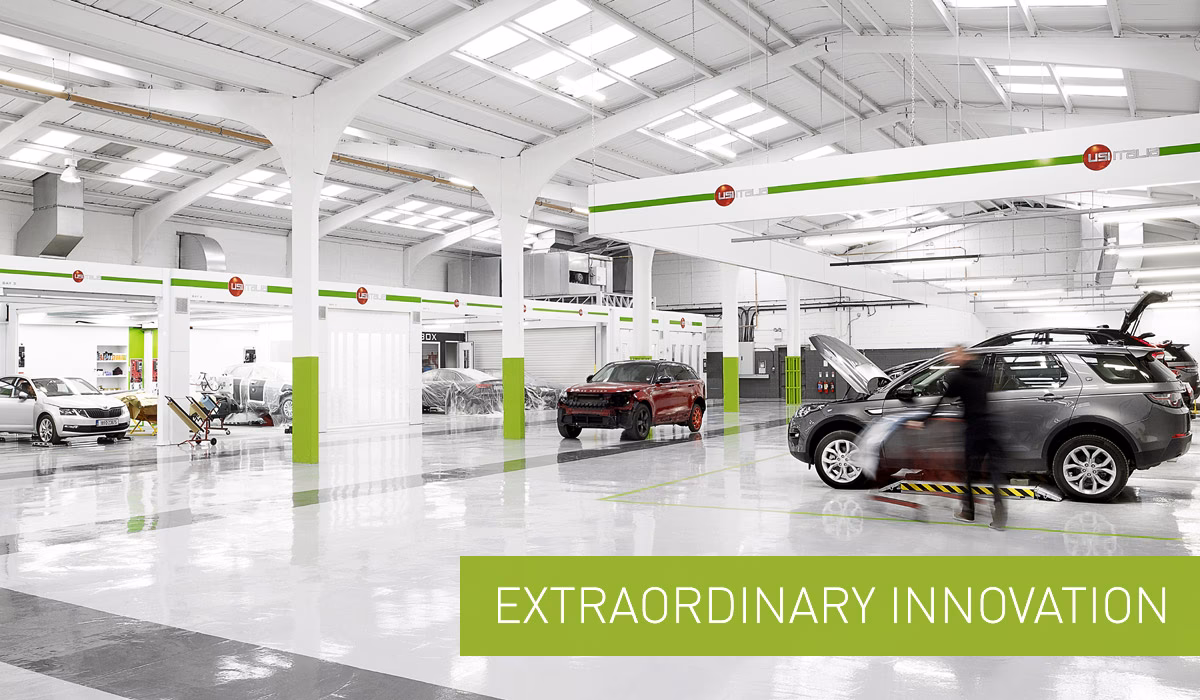 What makes the accident repair centre unique?