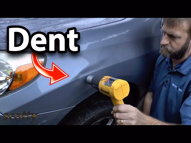 How to repair a dent without repainting?