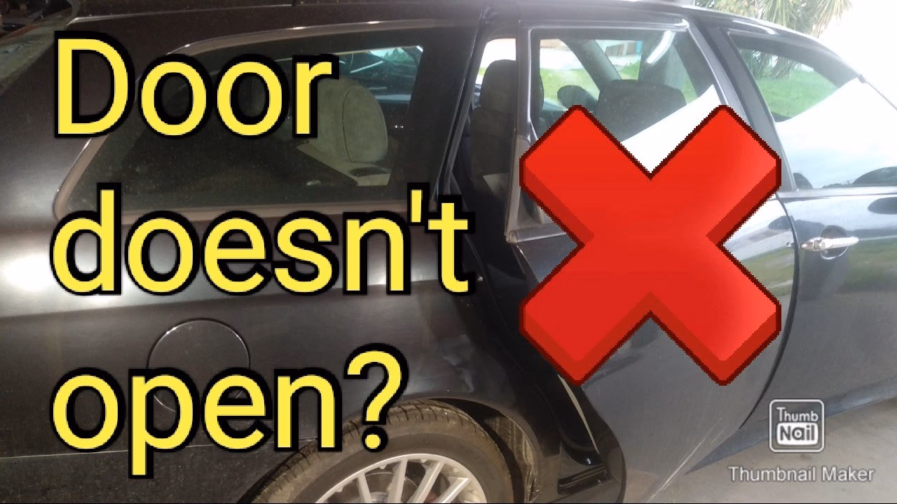 Does a passenger door need to open if it fails an MOT?