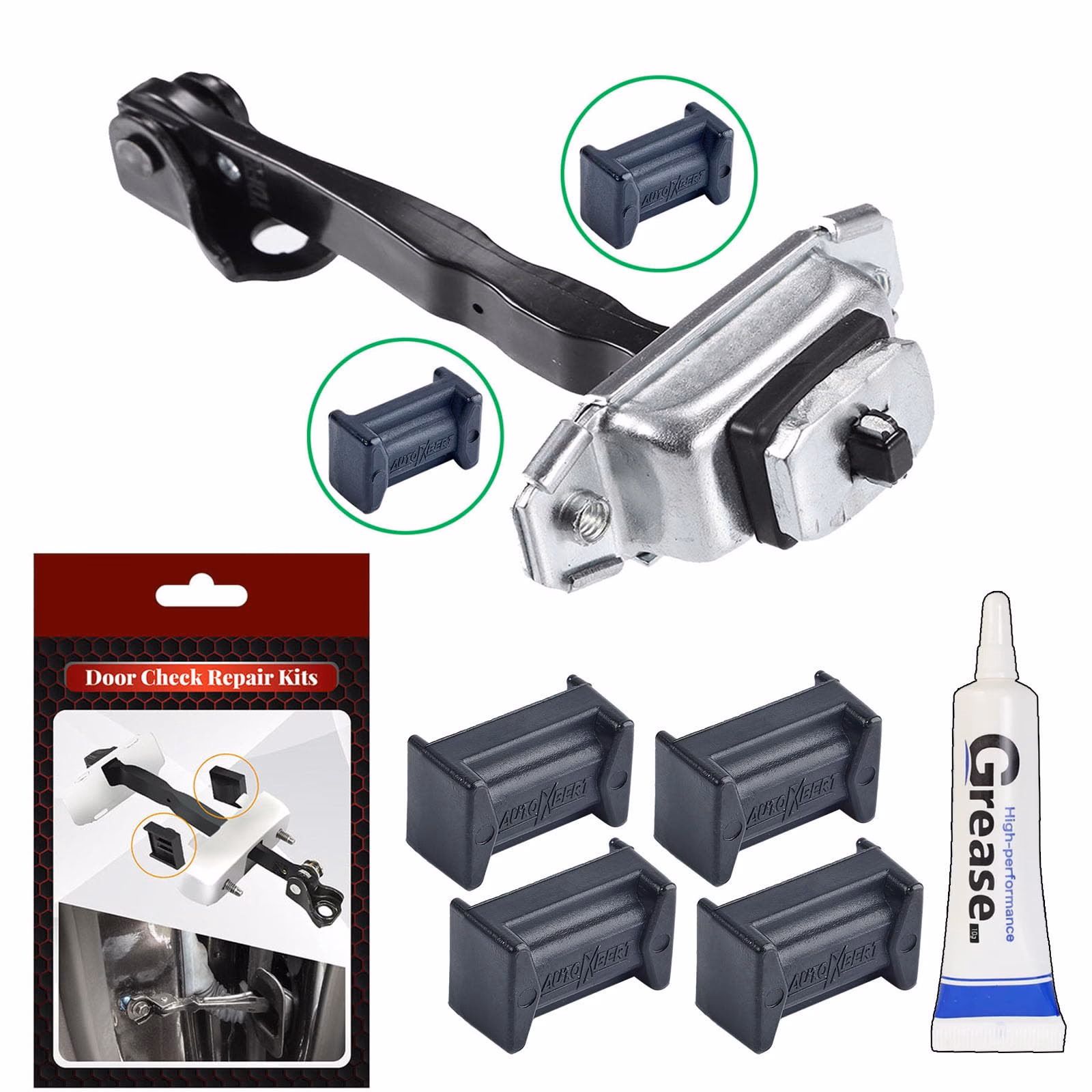 How do you fix a rubber seal on a car door?