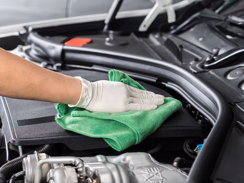 What services does a car engine cleaner offer?