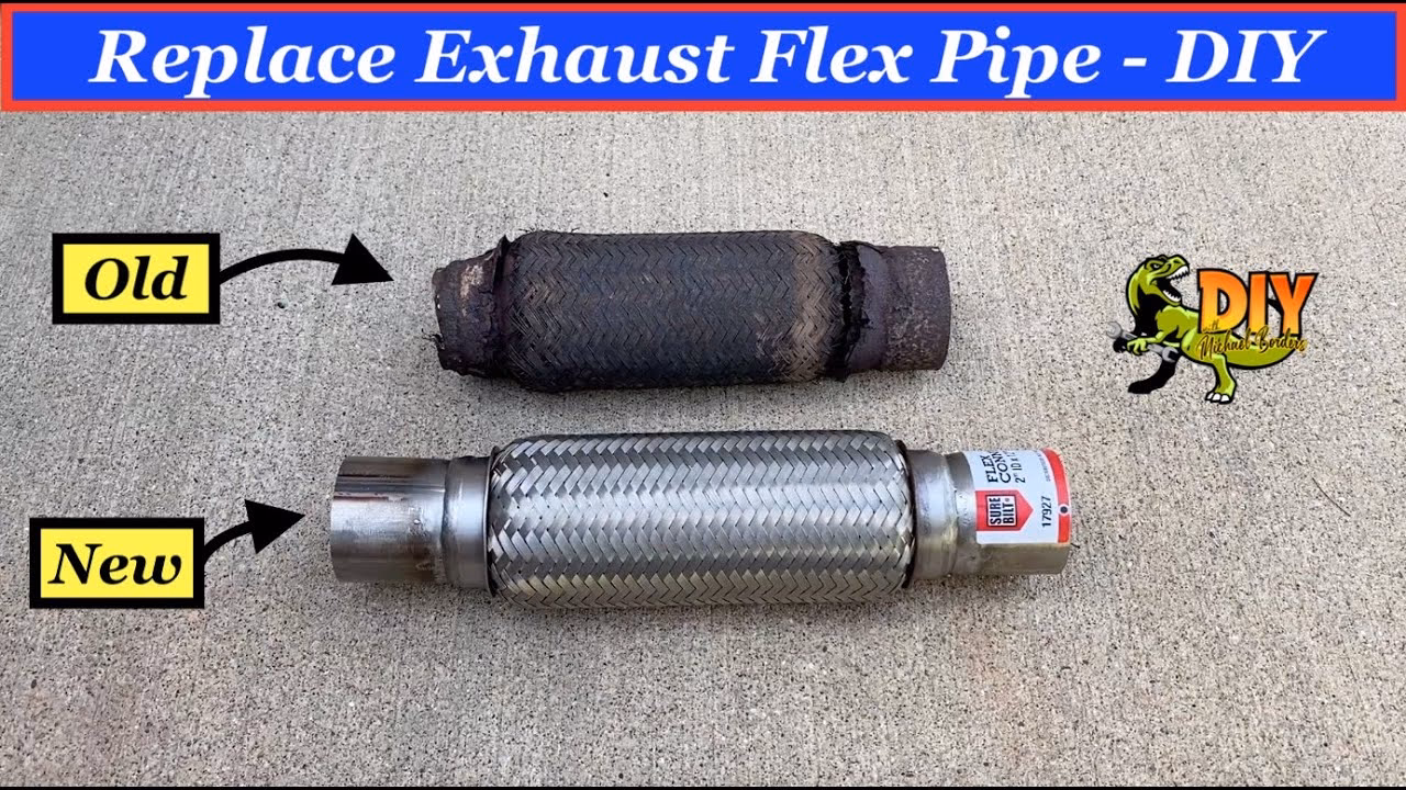 How do you fix a flex pipe exhaust leak?