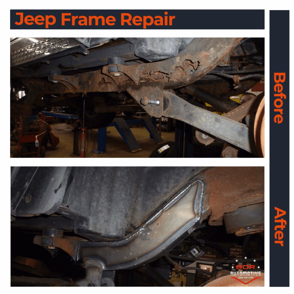 How much does it cost to repair a rusted frame?