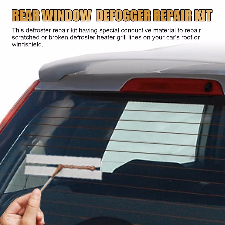 Can a heated rear window be repaired?