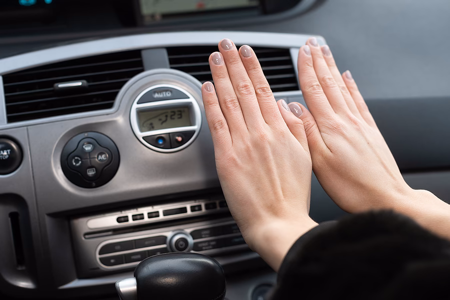Why is my engine heater acting up after a service?
