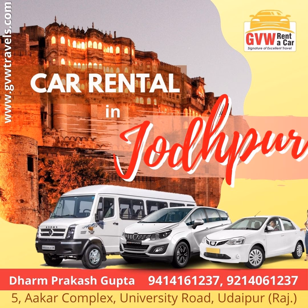 Why should you rent a car in Jodhpur?